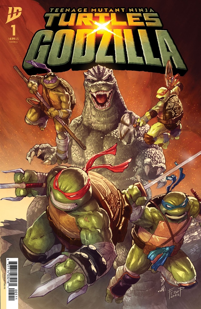 Teenage Mutant Ninja Turtles x Godzilla #1 (Cover A Fero Pe)