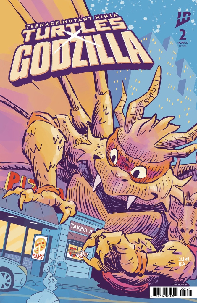 Teenage Mutant Ninja Turtles x Godzilla #2 (Cover B Juni Ba)