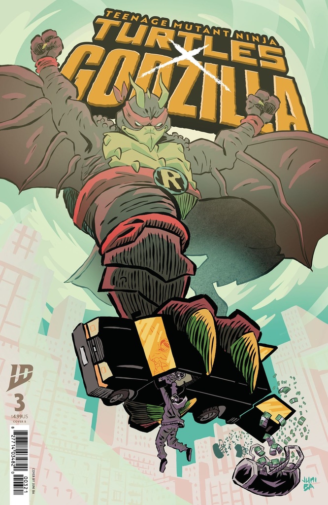 Teenage Mutant Ninja Turtles x Godzilla #3 (Cover B Juni Ba)