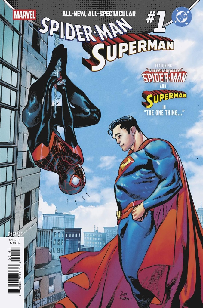 Marvel/DC: Spider-Man/Superman #1 (Sara Pichelli Miles Morales Spider-Man & Superman Variant)