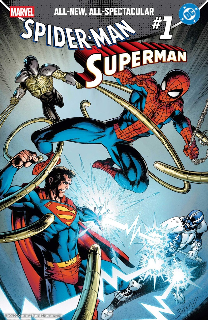 Marvel/DC: Spider-Man/Superman #1 (Mark Bagley Foil Variant)