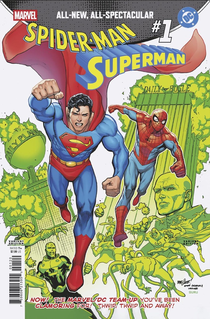 Marvel/DC: Spider-Man/Superman #1 (David Marquez Homage Variant)