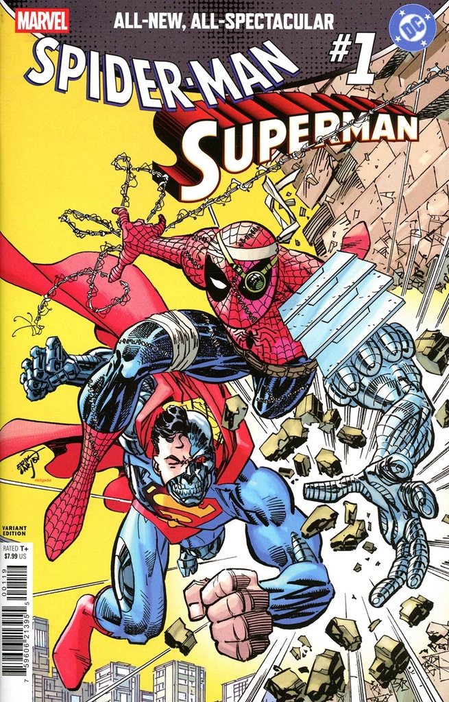 Marvel/DC: Spider-Man/Superman #1 (Erik Larsen Cyborg Spider-Man & Cyborg Superman Variant)