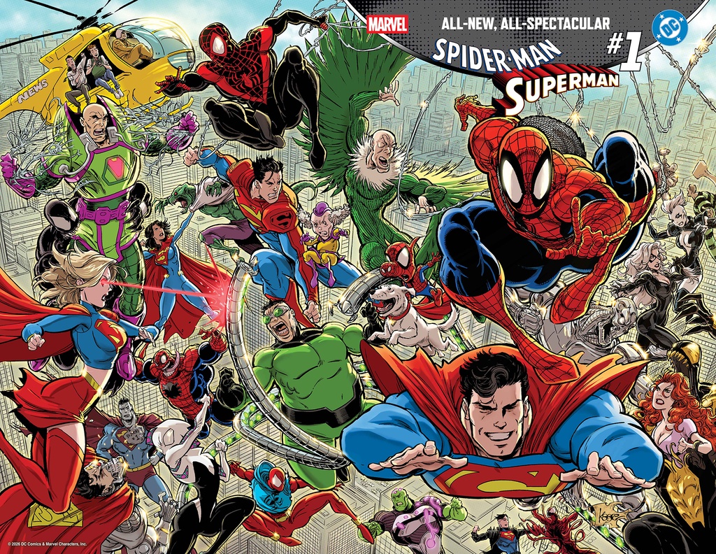Marvel/DC: Spider-Man/Superman #1 (Kaare Andrews Wraparound Variant)