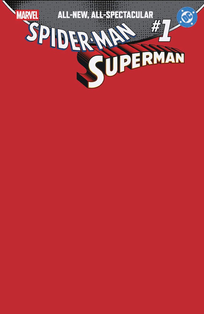 Marvel/DC: Spider-Man/Superman #1 (Blank Variant)