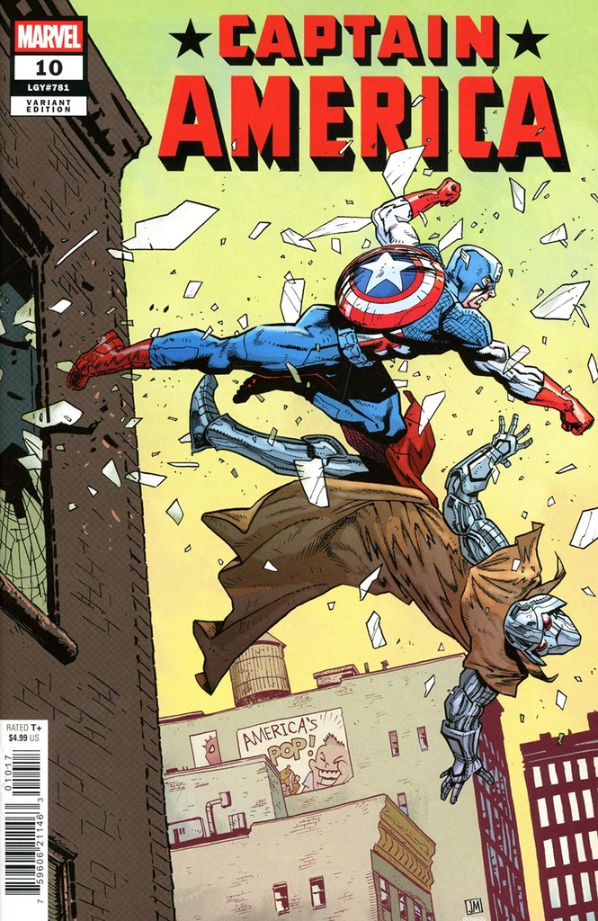 Captain America #10 (1:25 Justin Mason Variant)