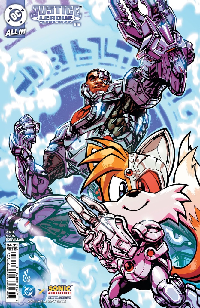 Justice League Unlimited #19 (Cover F Carlos D'Anda DC x Sonic The Hedgehog Card Stock Variant)