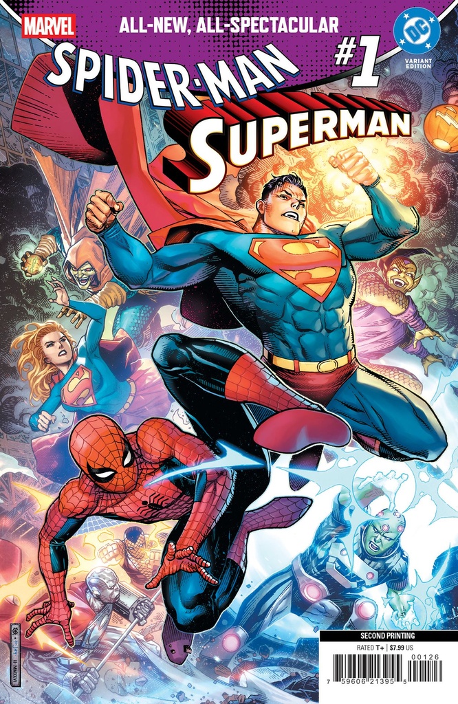 Marvel/DC: Spider-Man/Superman #1 (2nd Printing Jim Cheung Variant)