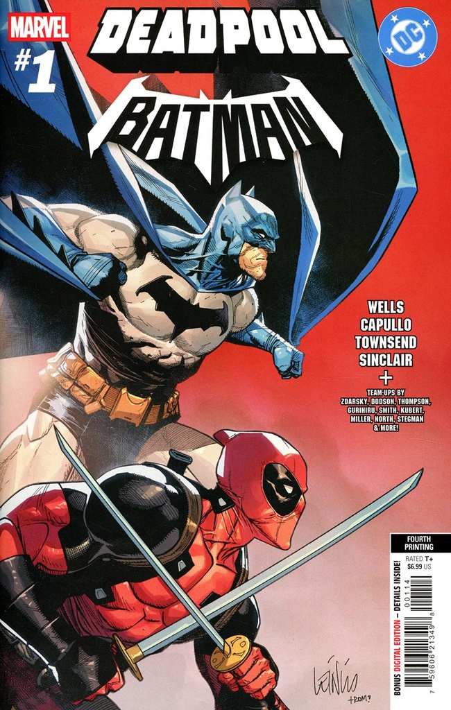 Marvel/DC: Deadpool/Batman #1 (4th Printing Leinil Francis Yu Variant)