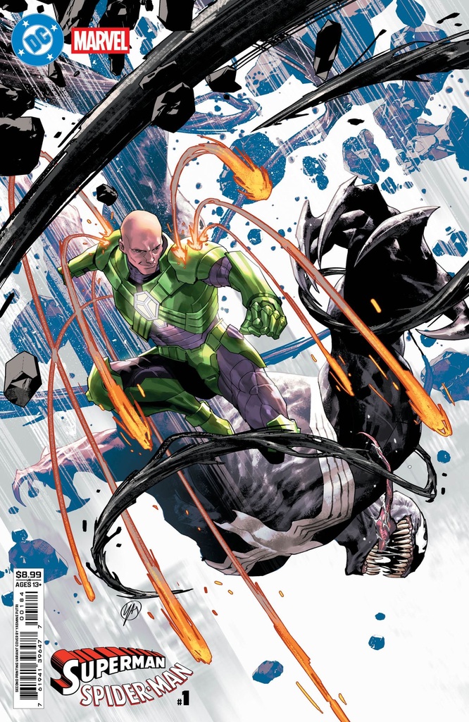 DC/Marvel: Superman/Spider-Man #1 (2nd Printing Cover C Yasmine Putri Lex Luthor & Venom Variant)