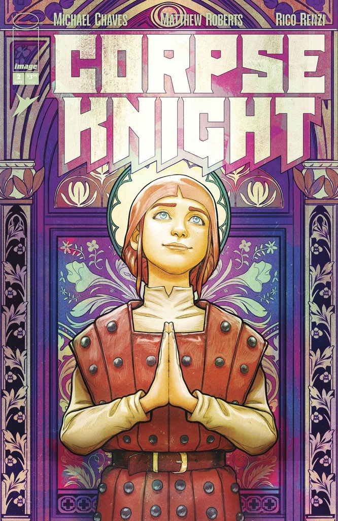 Corpse Knight #2 of 6 (1:25 Nimit Malavia Stained Glass Variant)