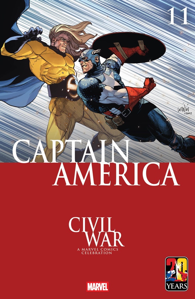 Captain America #11 (Leinil Francis Yu Civil War Celebration Variant)