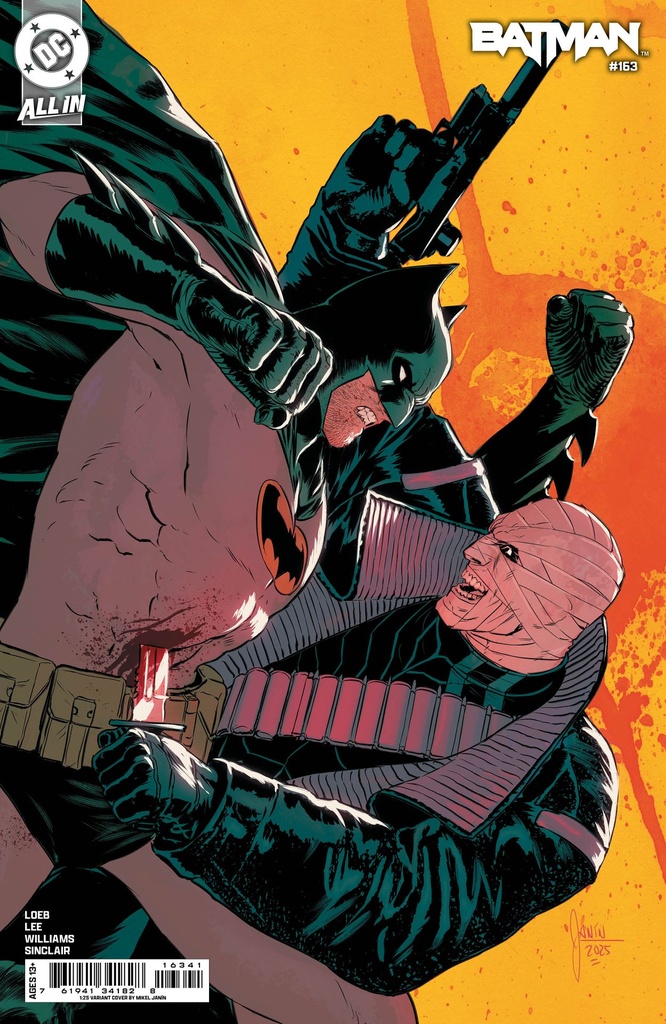 Batman #163 (1:25 Mikel Janin Card Stock Variant)