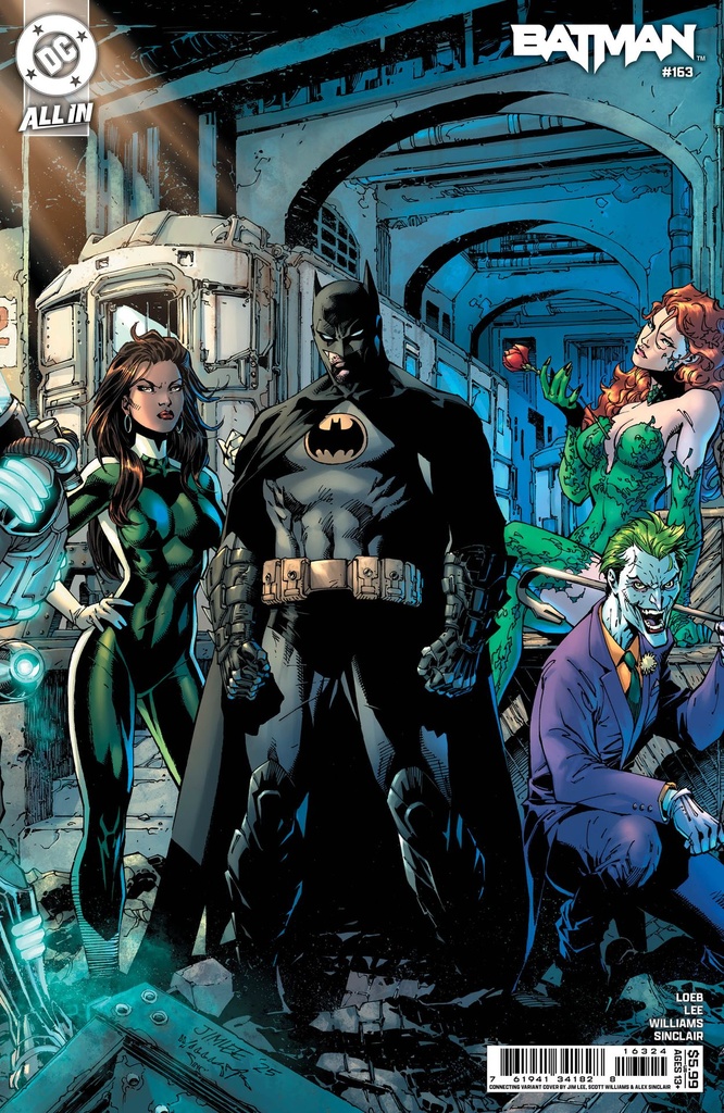 Batman #163 (Cover B Jim Lee & Scott Williams Batman Middle Connecting Card Stock Variant)