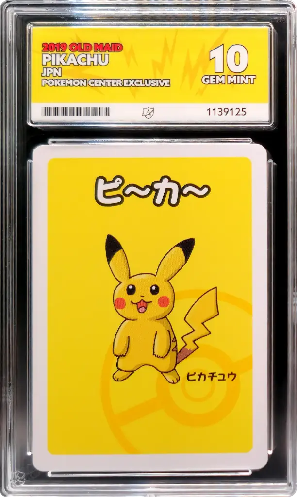 ACE10 Pikachu (2019 Pokémon - Old Maid / Babanuki #1139125)