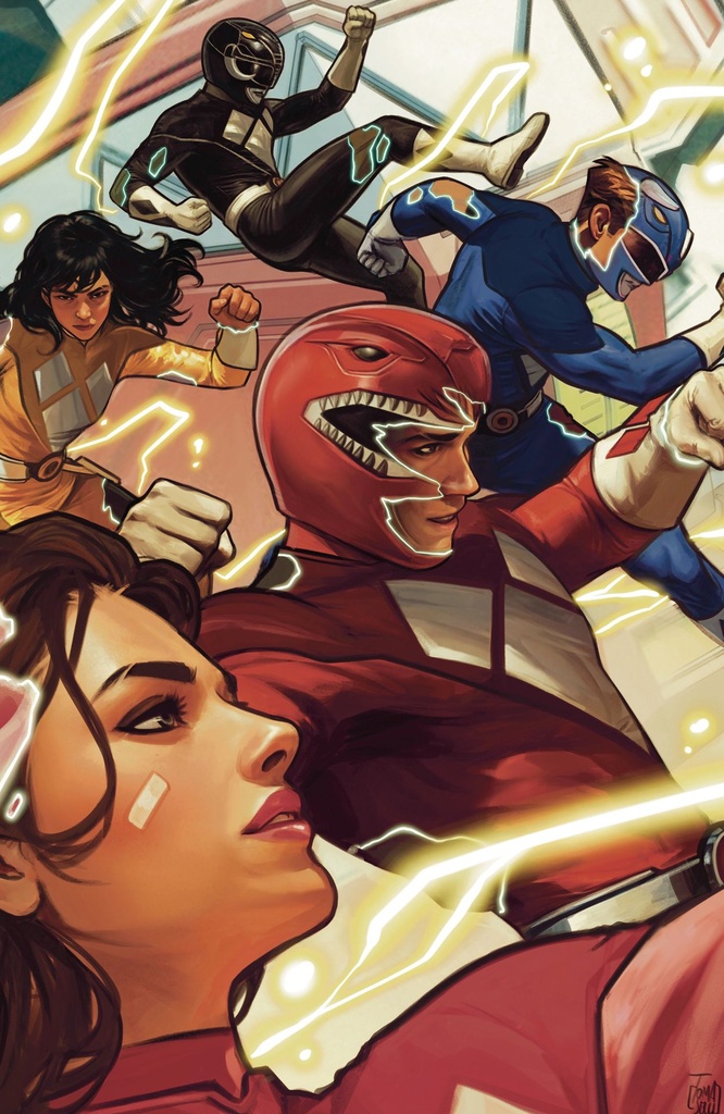 Mighty Morphin Power Rangers #1 (1:25 Francesco Tomaselli Virgin Variant)