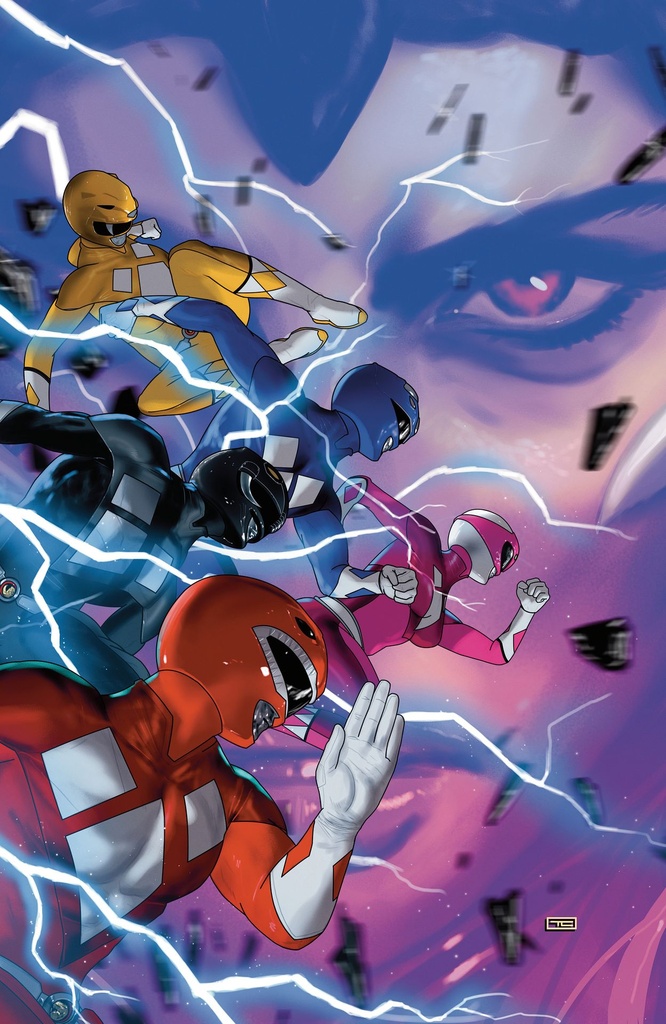 Mighty Morphin Power Rangers #1 (1:20 Taurin Clarke Virgin Variant)
