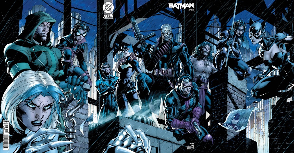 Batman #163 (Cover I Jim Lee & Scott Williams Hush Gatefold Connecting Variant)