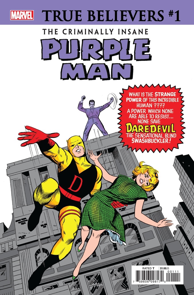 True Believers #1 (Criminally Insane: Purple Man)