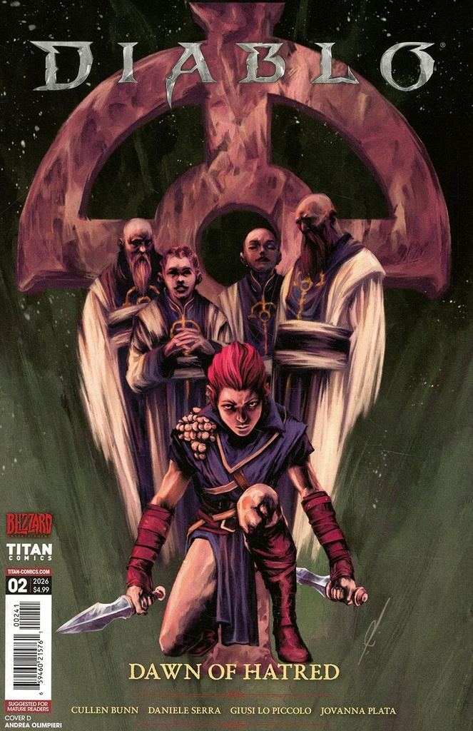 Diablo: Dawn of Hatred #2 of 4 (Cover D Andrea Olimpieri)