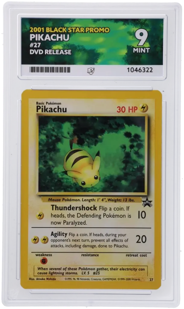 ACE9 Pikachu #27 - DVD Release (2000 Pokémon - Wizards of the Coast Promos #1046322)