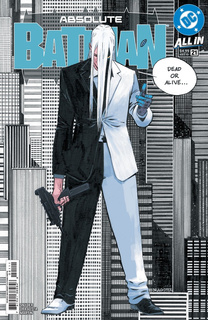 Absolute Batman #21 (Cover A Nick Dragotta Two-Face Cover)