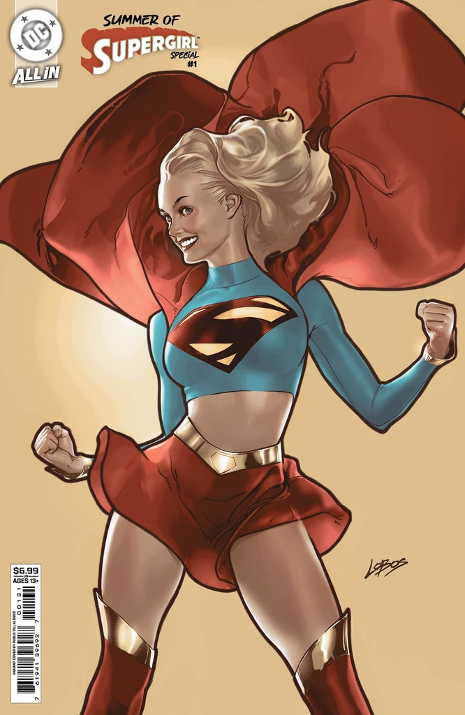 Summer of Supergirl Special #1 (Cover B Pablo Villalobos Card Stock Variant)