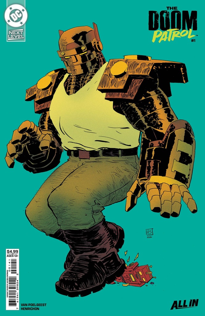 Doom Patrol #1 (Cover D Hayden Sherman Next Level Card Stock Variant)