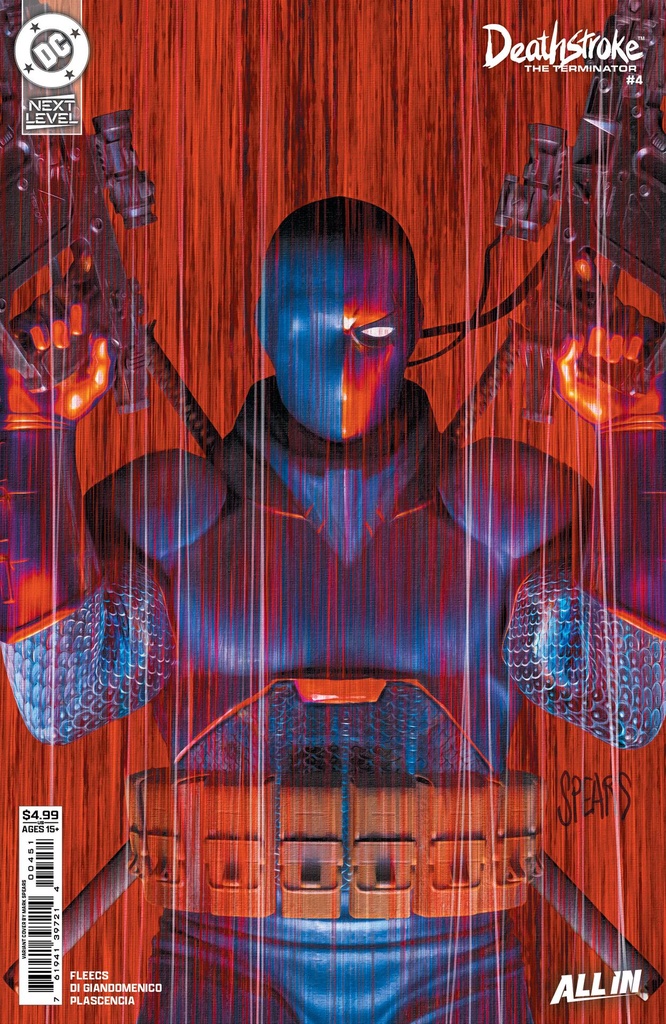 Deathstroke: The Terminator #4 (Cover E Mark Spears Card Stock Variant)