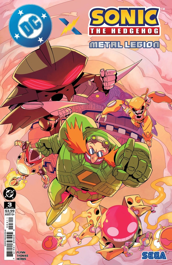 DC x Sonic the Hedgehog: Metal Legion #3 of 5 (Cover A Pablo M)