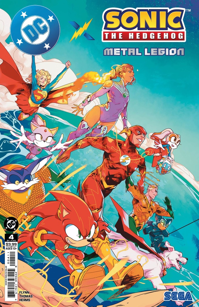 DC x Sonic the Hedgehog: Metal Legion #4 of 5 (Cover A Pablo M)