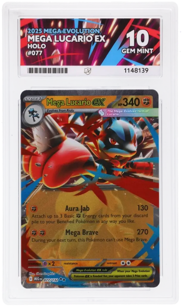 ACE10 Mega Lucario ex 077/132 - Holo (2025 Pokémon - Mega Evolution #1148139)