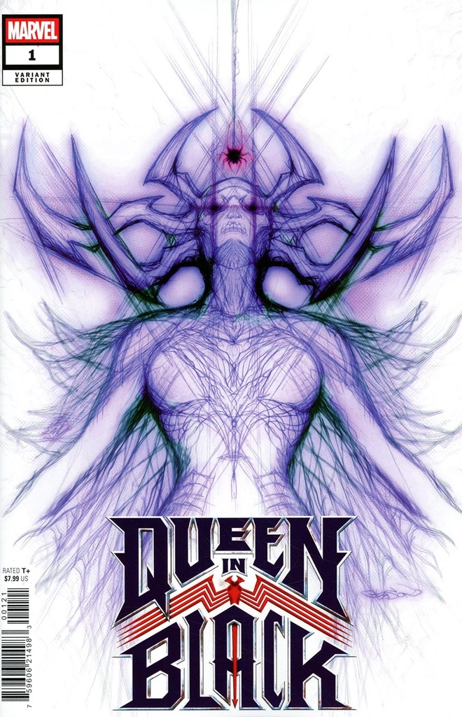 Queen in Black #1 (Patrick Gleason Hela White Webhead Variant)