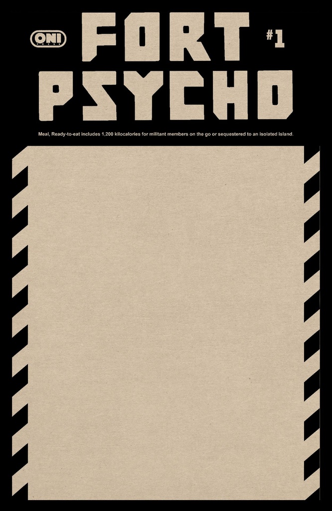 Fort Psycho #1 (Cover E Blank Variant)