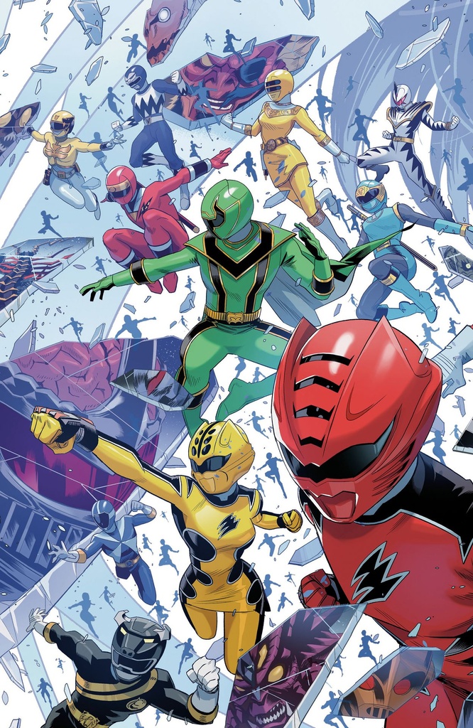 Power Rangers Unlimited #1 (Cover C Alessio Zonno Every Ranger Ever Connecting Card Stock Variant)