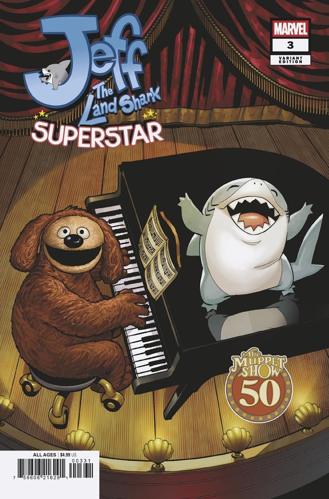 Jeff the Land Shark: Superstar #3 (Matteo Lolli Muppets Variant)