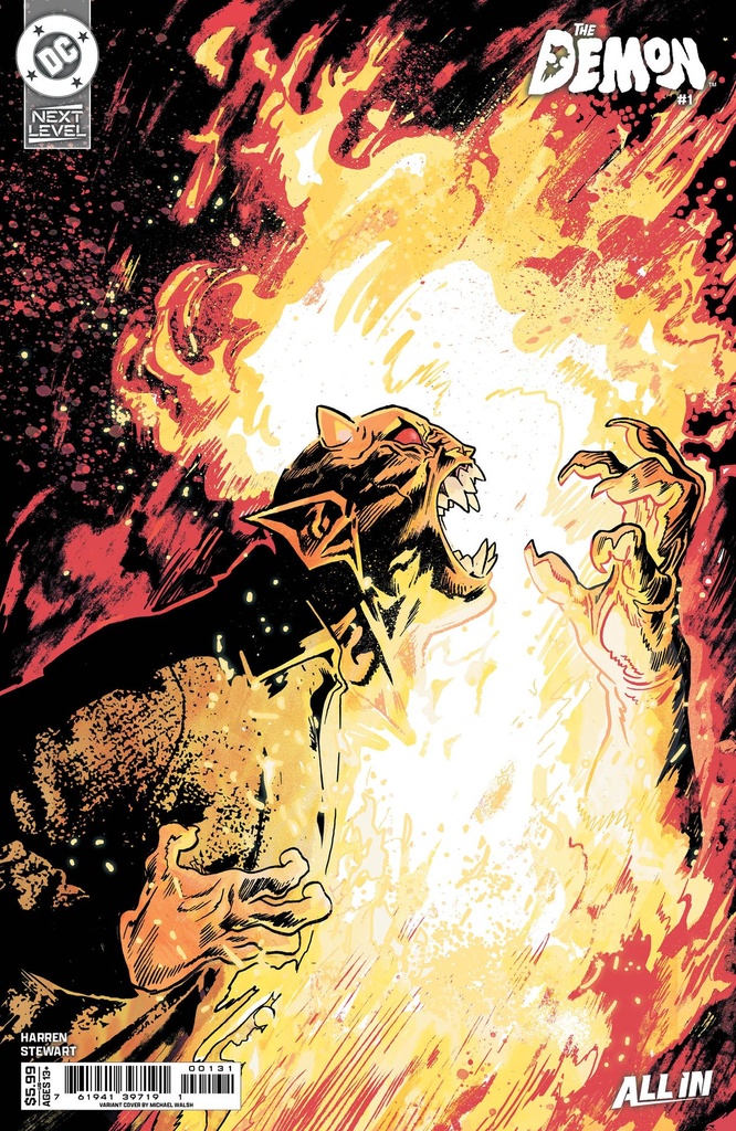 The Demon #1 (Cover C Michael Walsh Card Stock Variant)