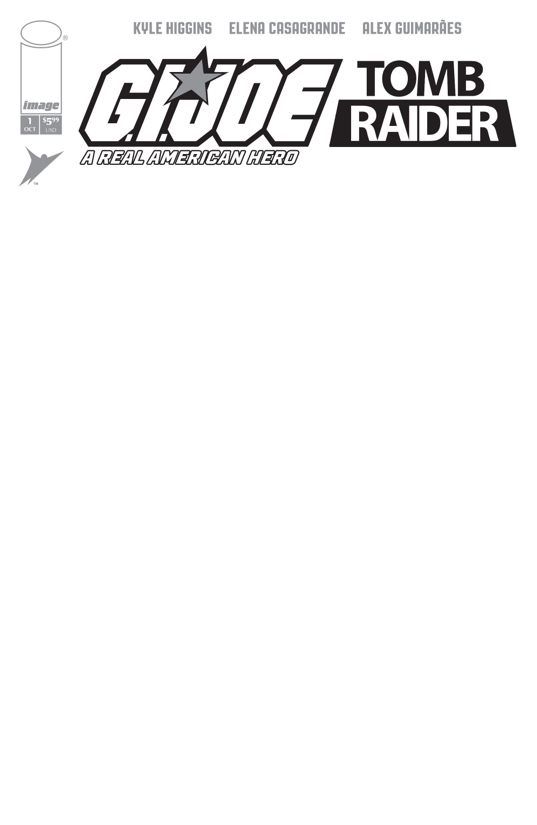 GI Joe: A Real American Hero/Tomb Raider #1 of 5 (Cover G Blank Sketch Variant)