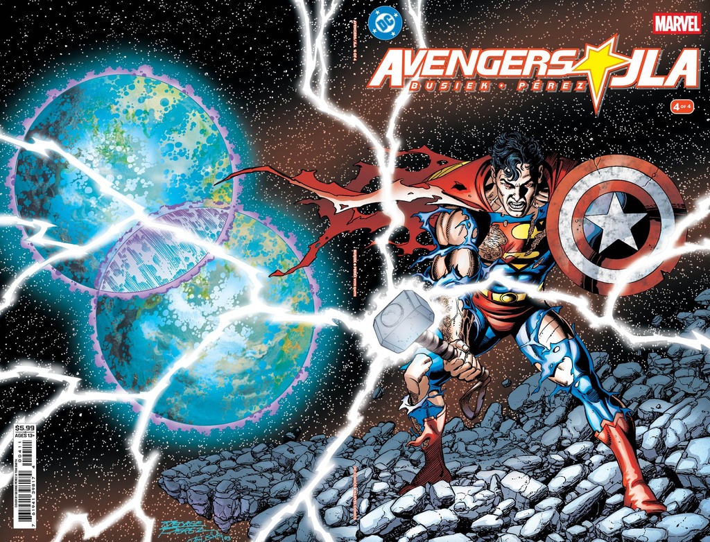Avengers/JLA #4 (Facsimile Edition Cover A George Perez Wraparound Cover)