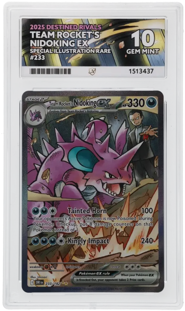 ACE10 Team Rocket's Nidoking ex 233/182 - Special Illustration Rare (2025 Pokémon - Scarlet & Violet: Destined Rivals #1513437)