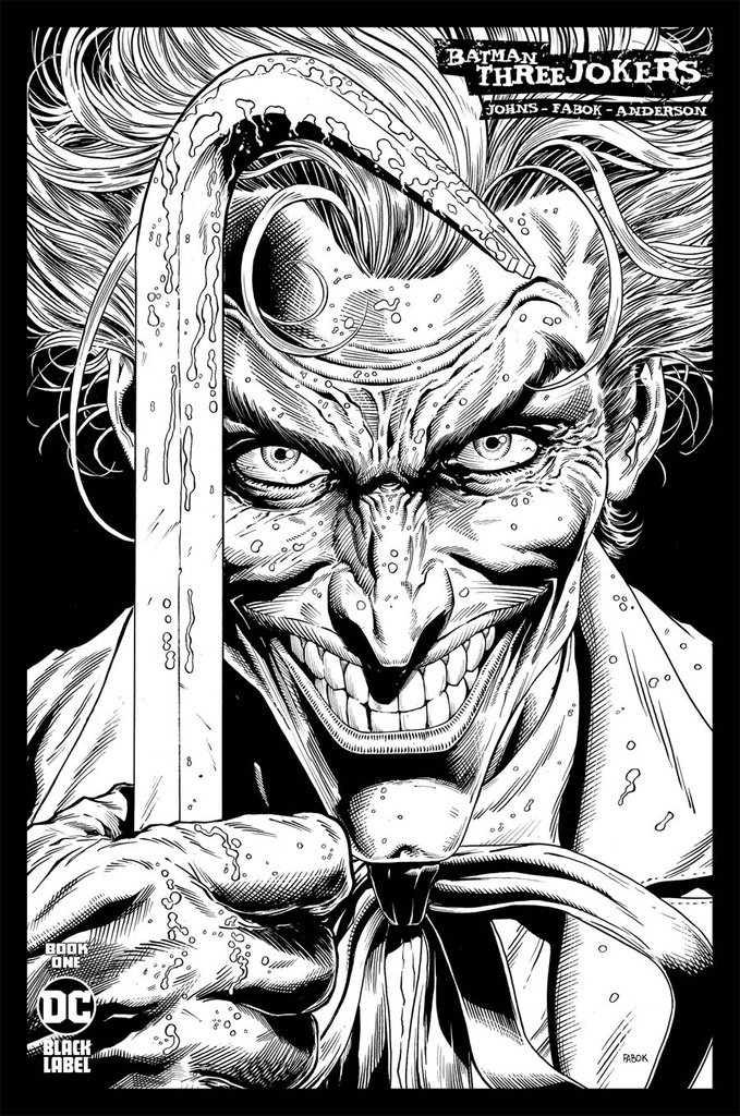 Batman: Three Jokers #1 of 3 (1:100 B&W Variant)