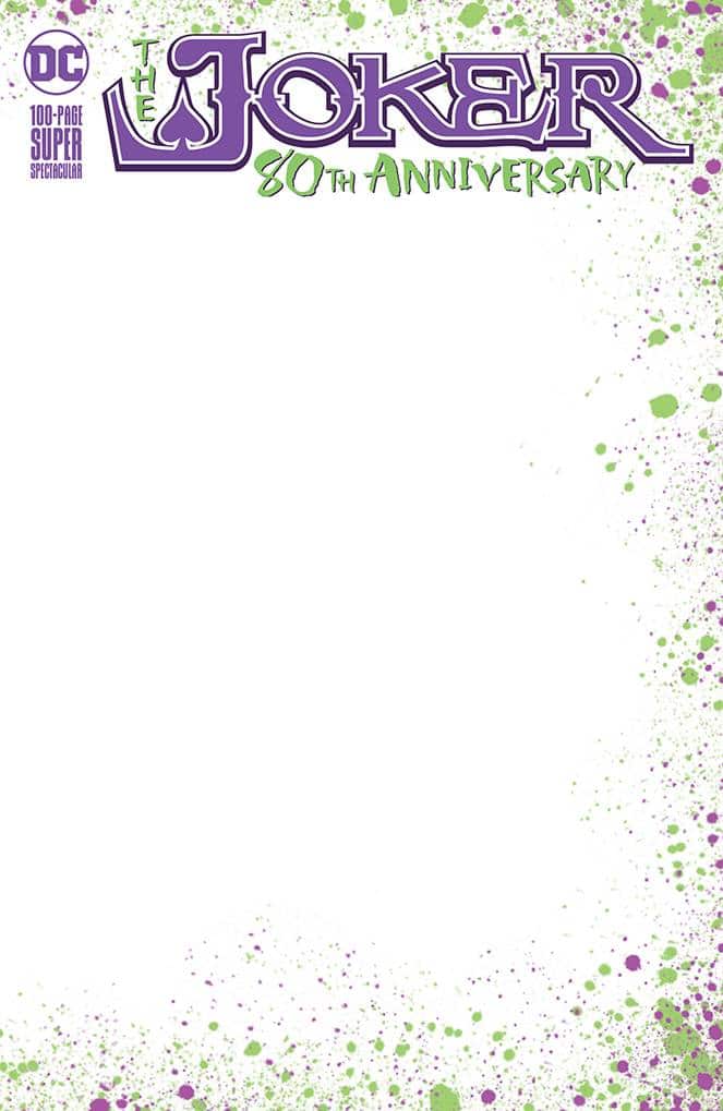 Joker 80th Anniversary 100 Page Super Spectacular #1 (Blank Variant)