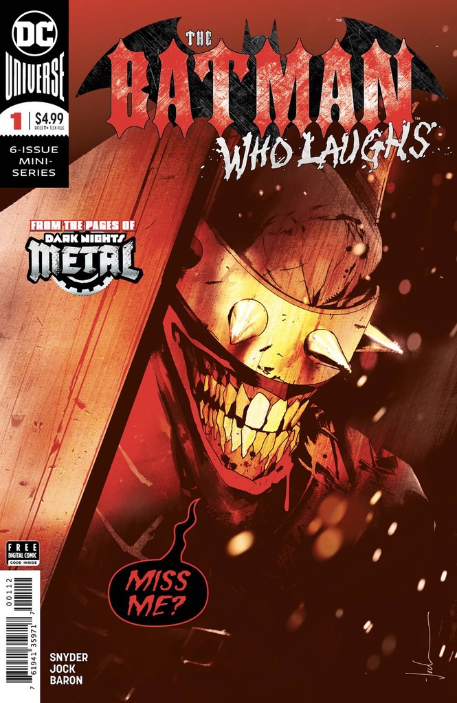 Batman Who Laughs #1 of 7 (Final Printing)
