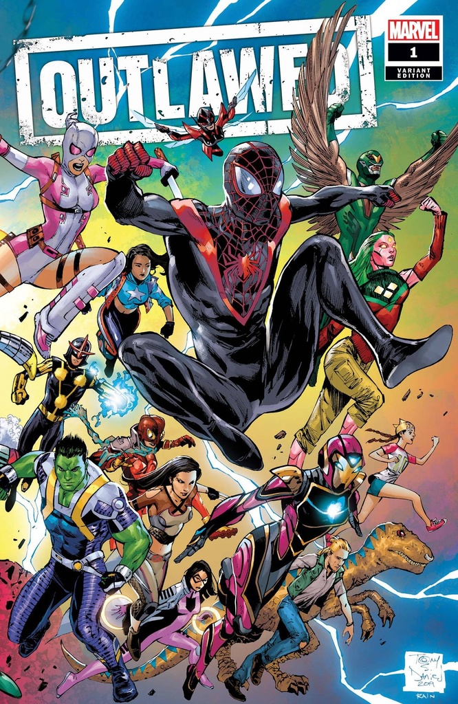 Outlawed #1 (Daniel Wraparound Variant)