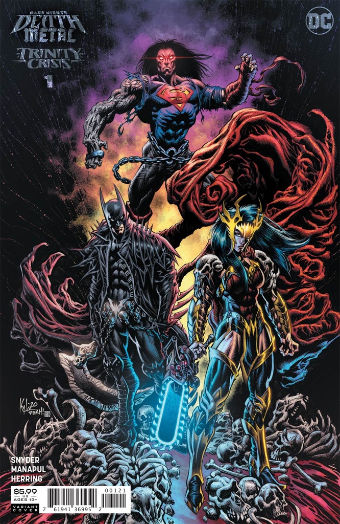 Dark Nights: Death Metal: Trinity Crisis #1 (1:25 Kyle Hotz Variant)