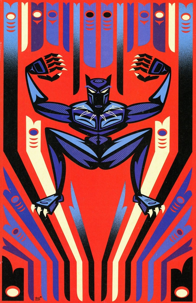Avengers #38 (Veregge Black Panther Native American Heritage Variant)