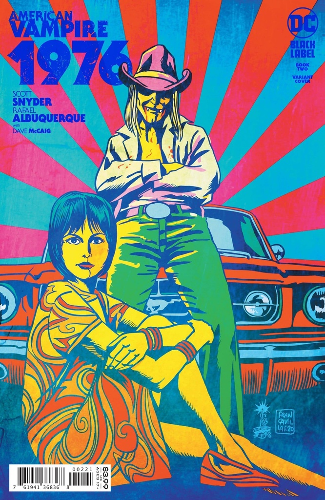 American Vampire 1976 #2 of 9 (Francavilla Variant)