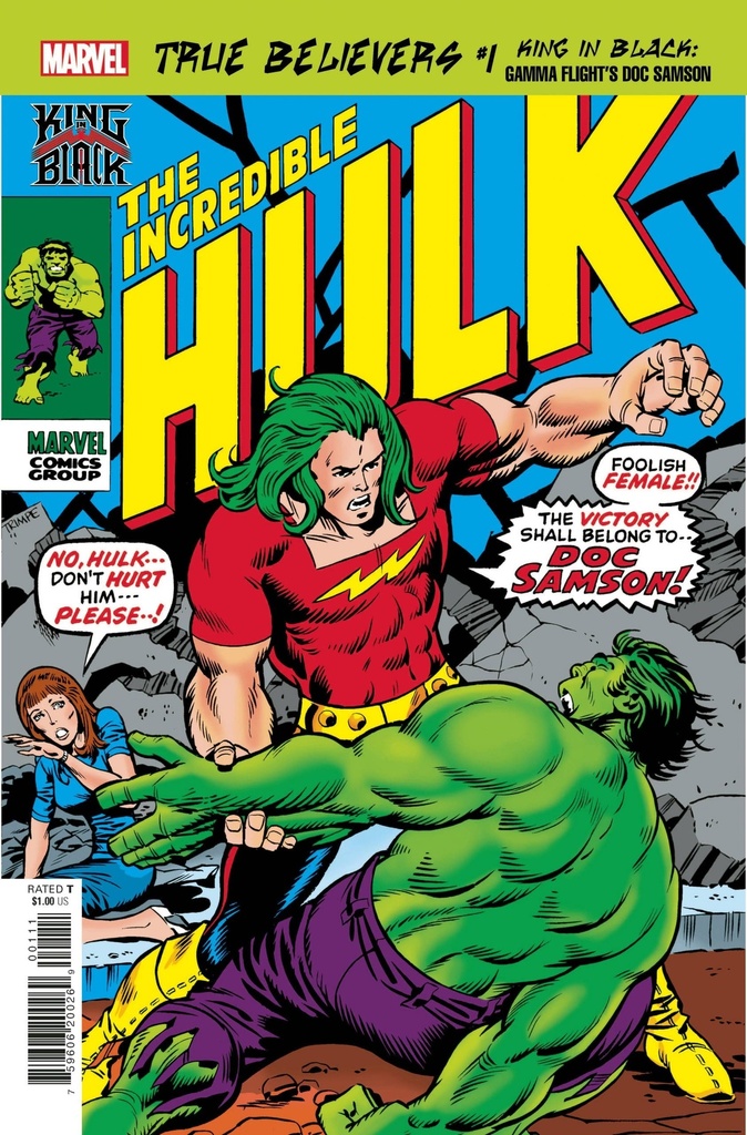 True Believers: King In Black - Gamma Flight's Doc Samson #1