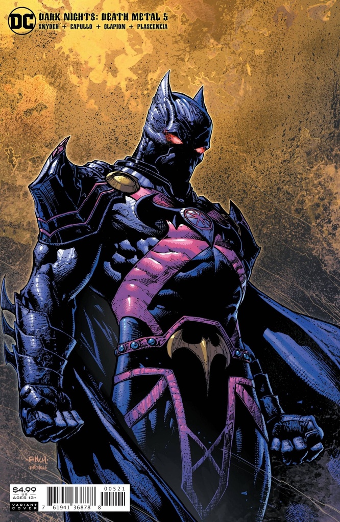Dark Nights: Death Metal #5 of 7 (Card Stock Finch Mindhunter Variant)