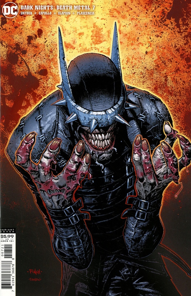 Dark Nights: Death Metal #7 of 7 (David Finch Batman Who Laughs Variant)